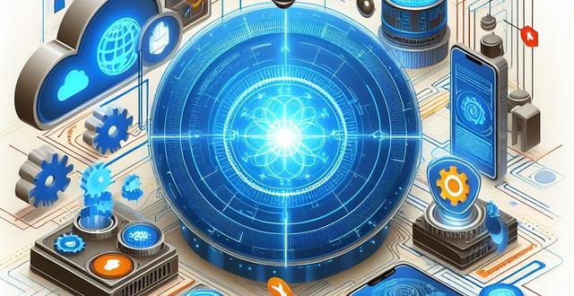 Abstract Azure cloud service art with CORS concept