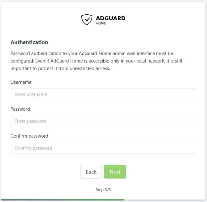 AdGuard Home Setup - step 3